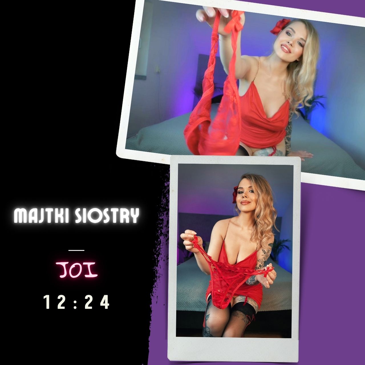 Marlene_Moore - Majtki siostry JOI. Siostra odkrywa, że wąchasz jej majtki. Fetysz noszonej bielizny