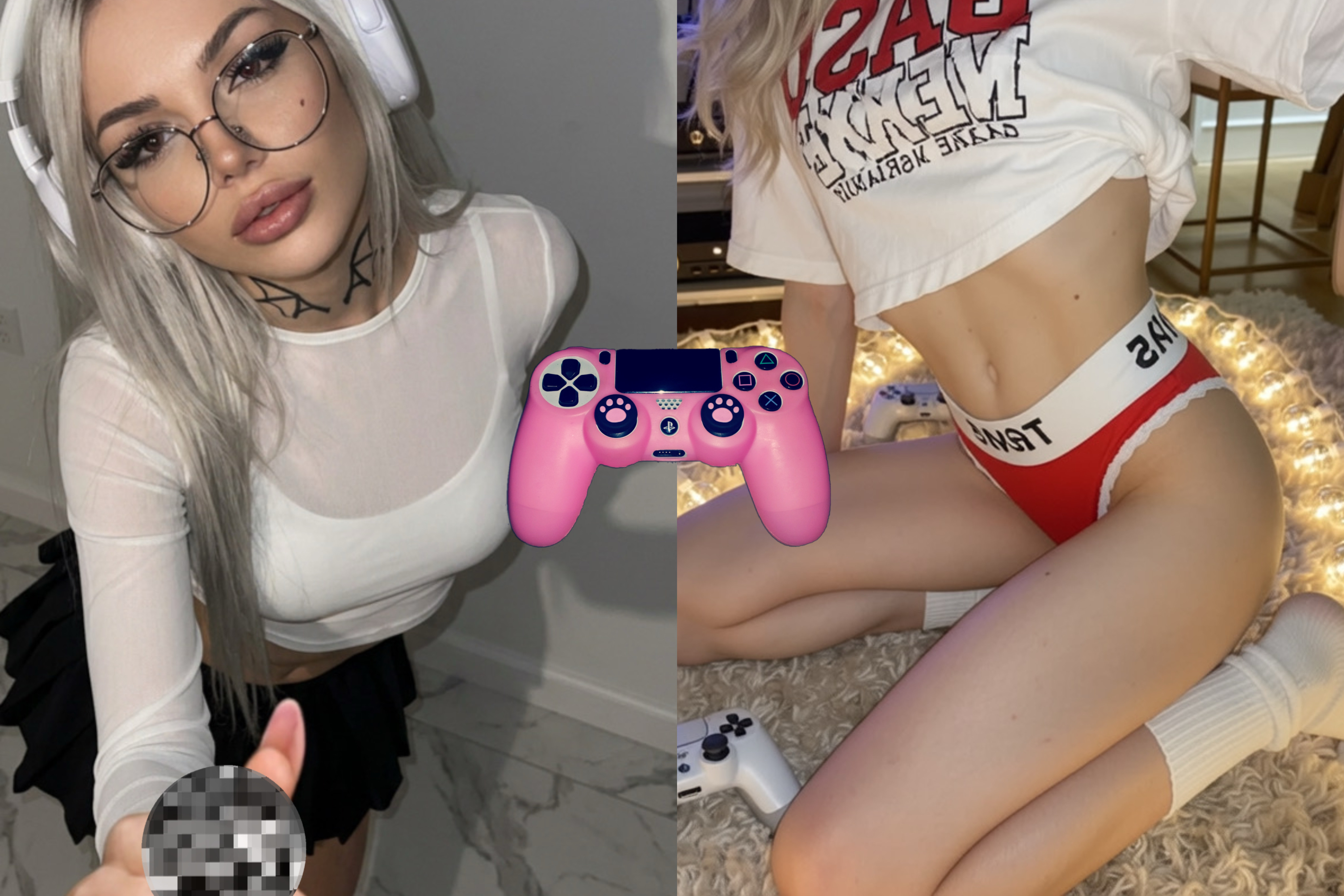 BlondWidow 🕷️ - ROBIE MU GAŁE KIEDY ON GRA😈🍆💦
